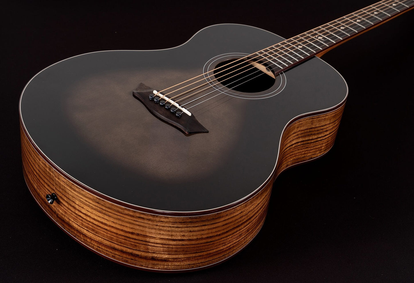 Washburn Bella Tono Novo S9 Acoustic Guitar, Charcoal Burst