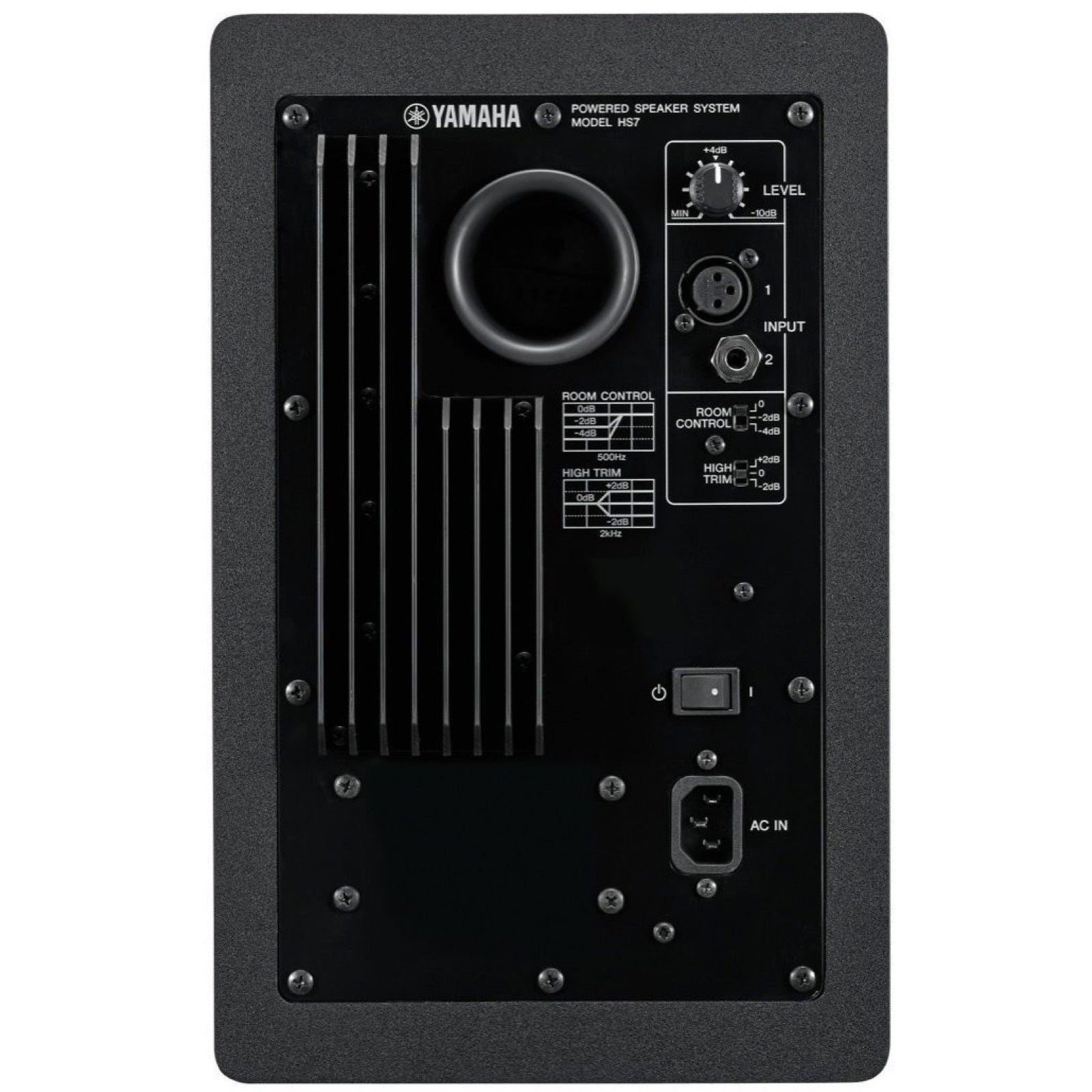 Yamaha HS7 Active Studio Monitor, Black