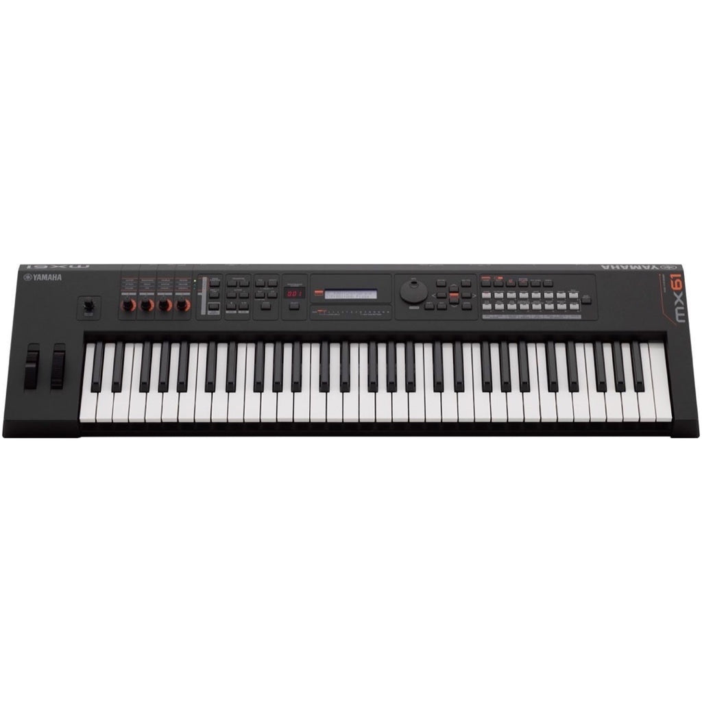 Yamaha MX61 v2 Keyboard Synthesizer, 61-Key, Black