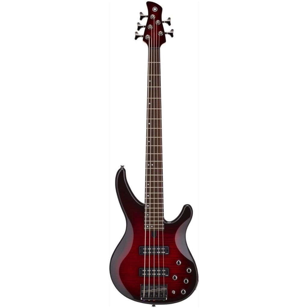 Yamaha TRBX605FM Dark Red Burst 5-String Electric Bass