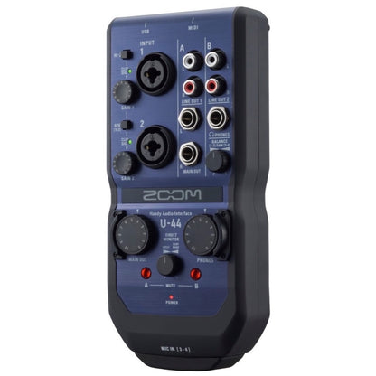 Zoom U-44 Handy Portable USB Audio Interface