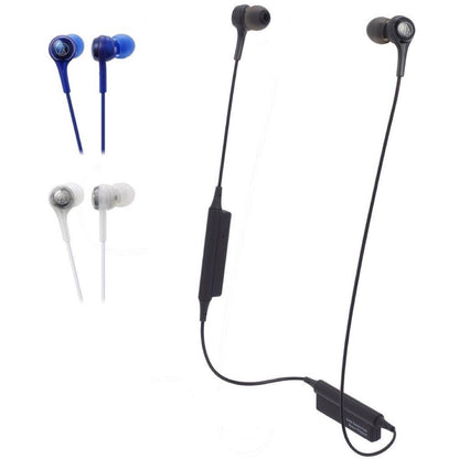 Audio-Technica ATH-CK200BT Wireless Bluetooth In-Ear Headphones, Blue