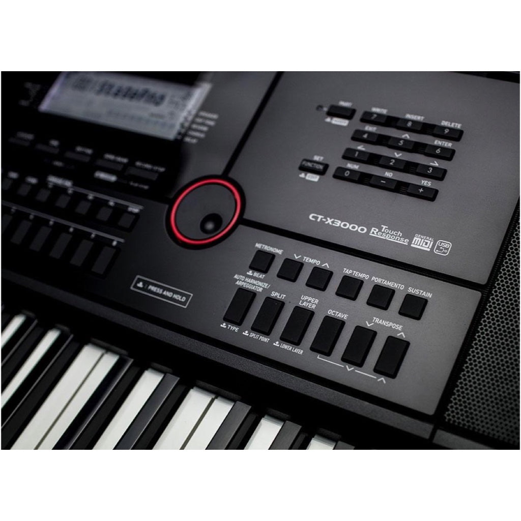 Casio CT-X3000 Portable Electronic Keyboard, 61-Key