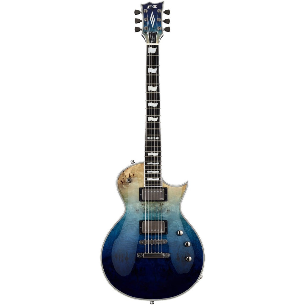 ESP E-II Eclipse BM Electric Guitar (with Case), Blue Natural Fade