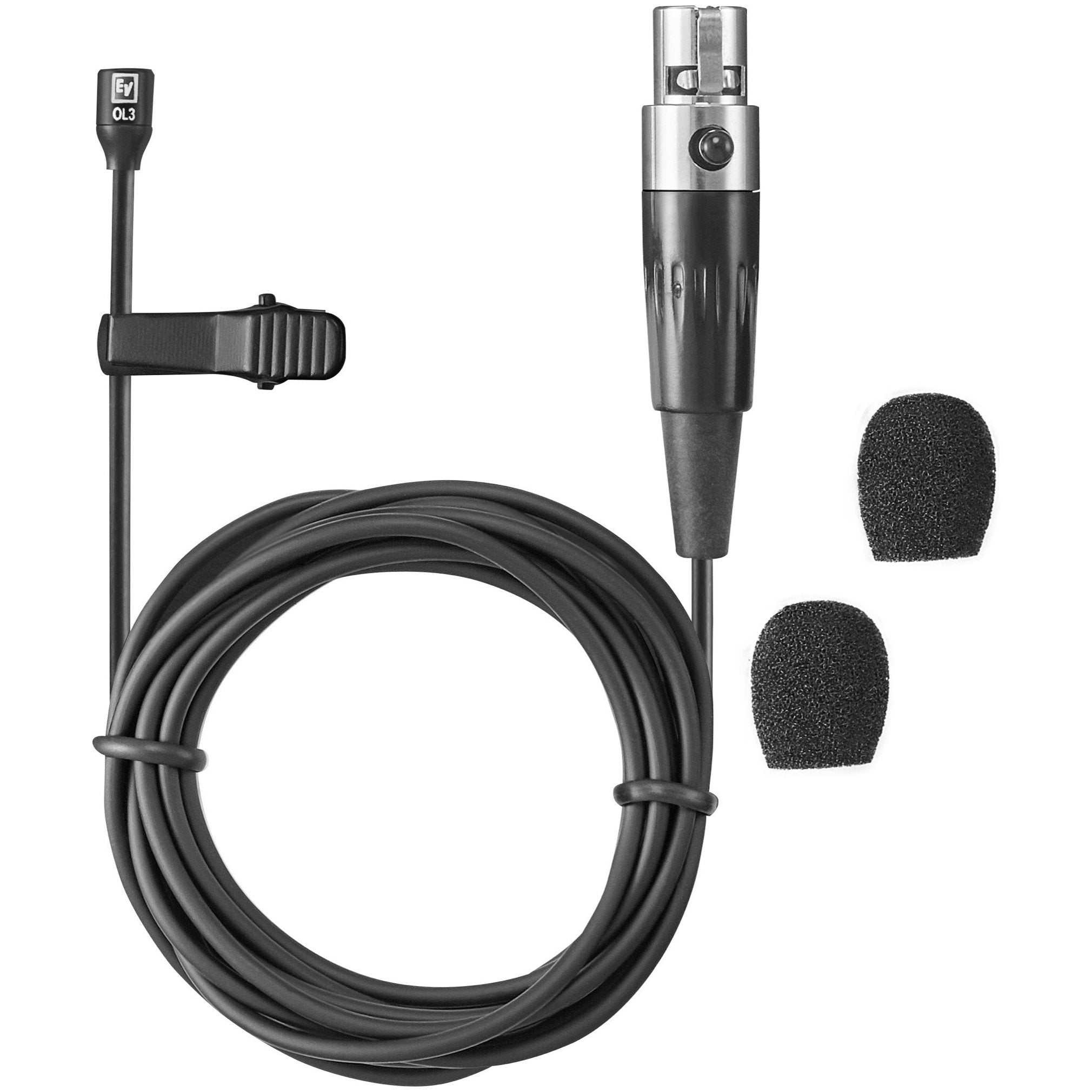 Electro-Voice RE3-BPOL Wireless Omnidirectional Lavalier Microphone System, Band 5H (560-596 MHz)