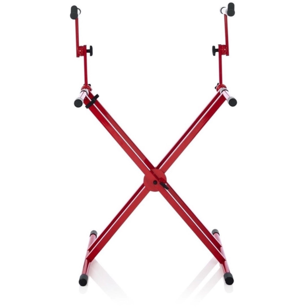 Gator Frameworks 2-Tier X-Style Keyboard Stand, Red