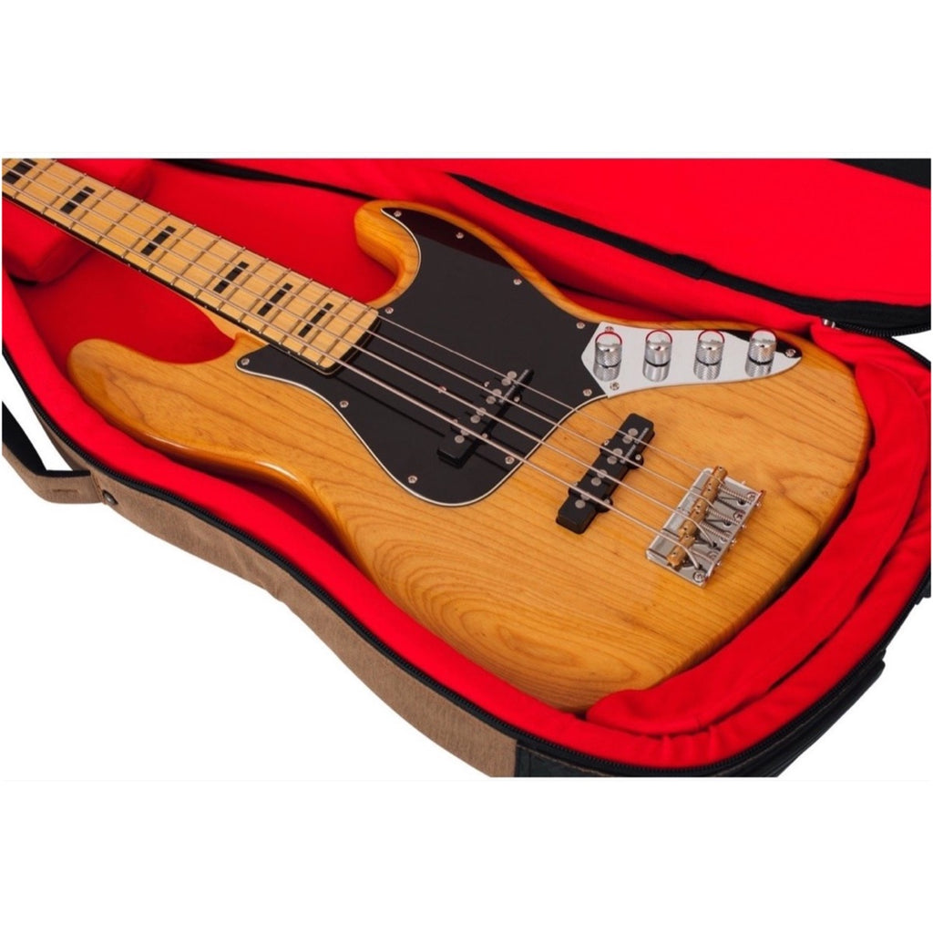 Gator Transit Series Electric Bass Guitar Gig Bag, Tan