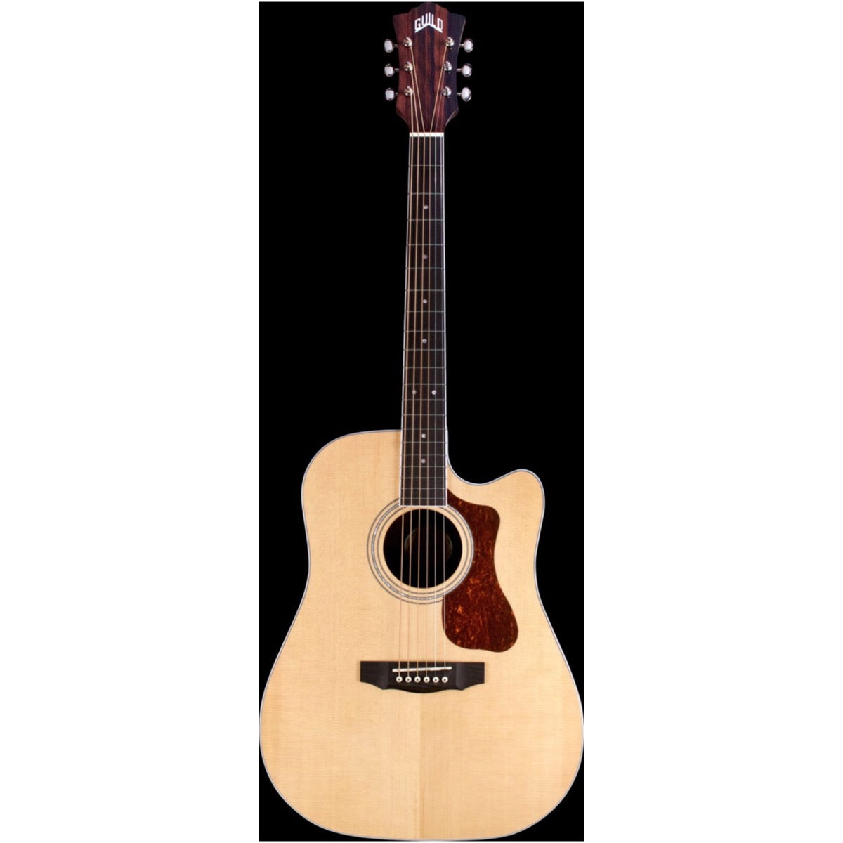 Guild　D-260CE　Cutaway　Deluxe　Dreadnought　–　Acoustic-Electric　Guitar　Music　Same　Day