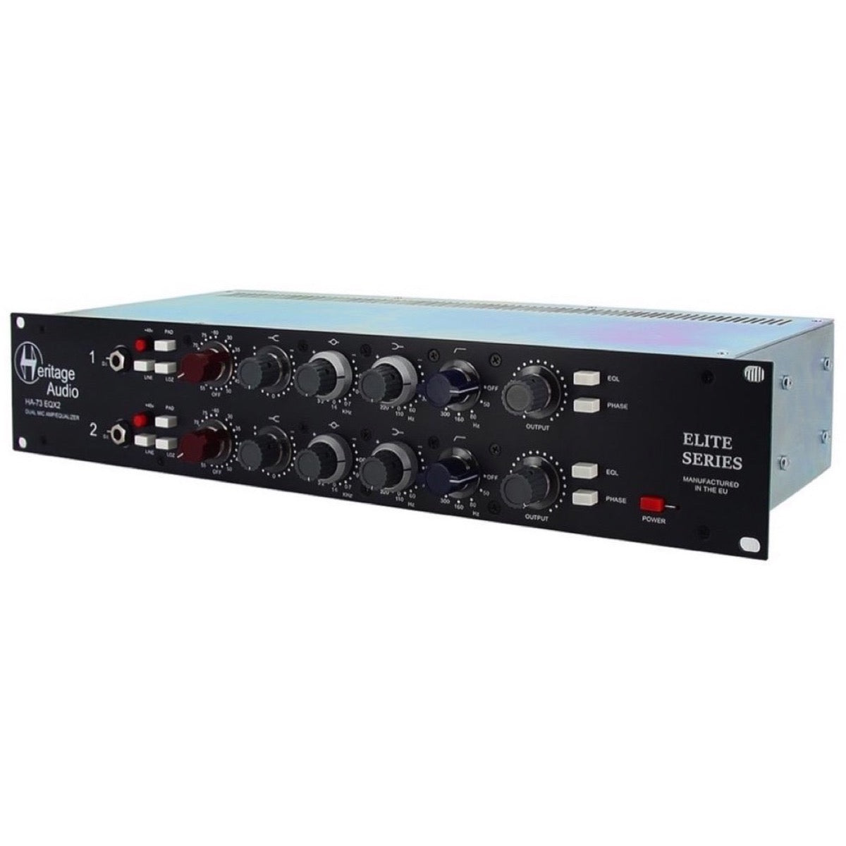 Heritage Audio HA73EQX2 Elite Series 2-Channel Microphone Preamplifier with Equalizer