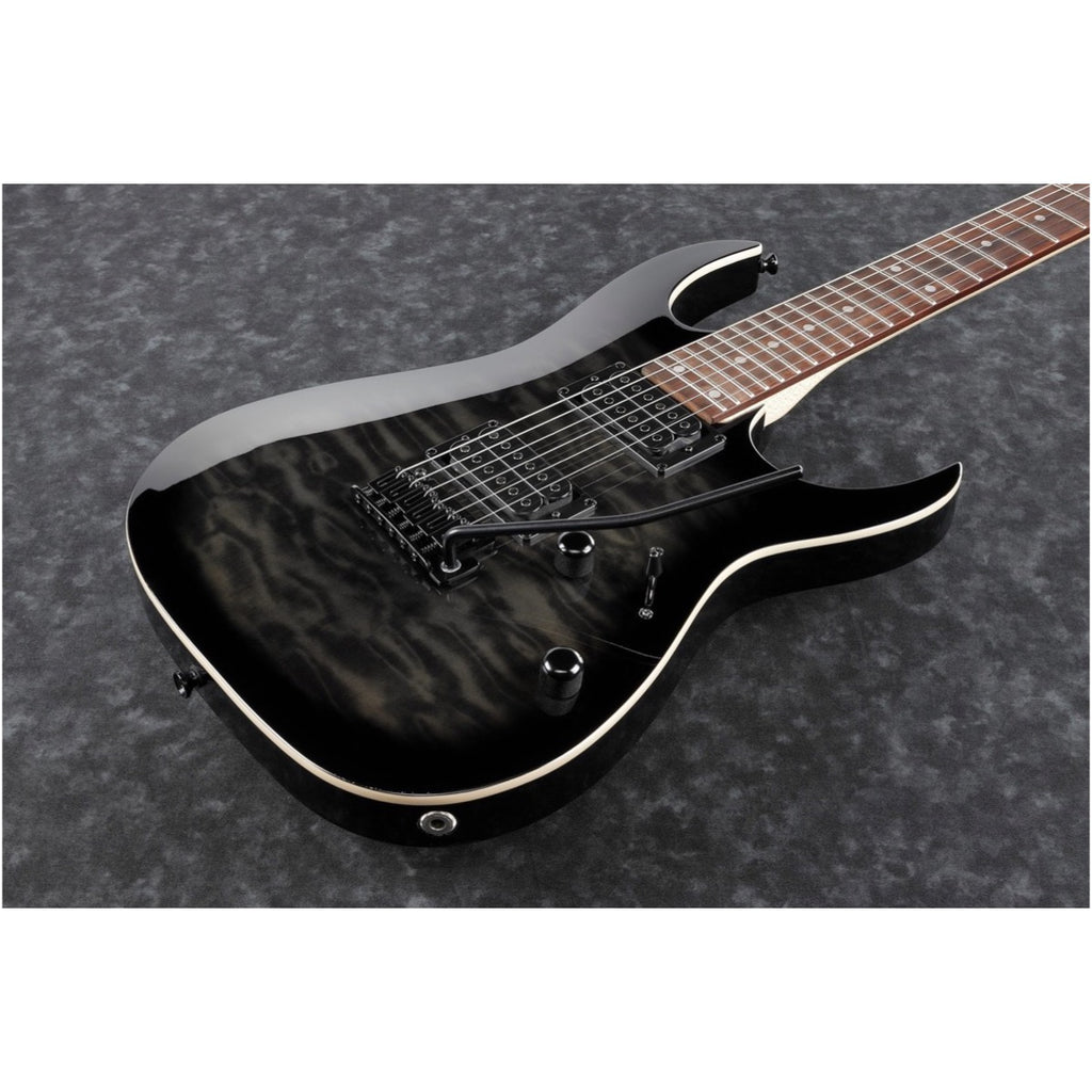 Ibanez GRGA120QA Gio Electric Guitar, Transparent Black Sunburst