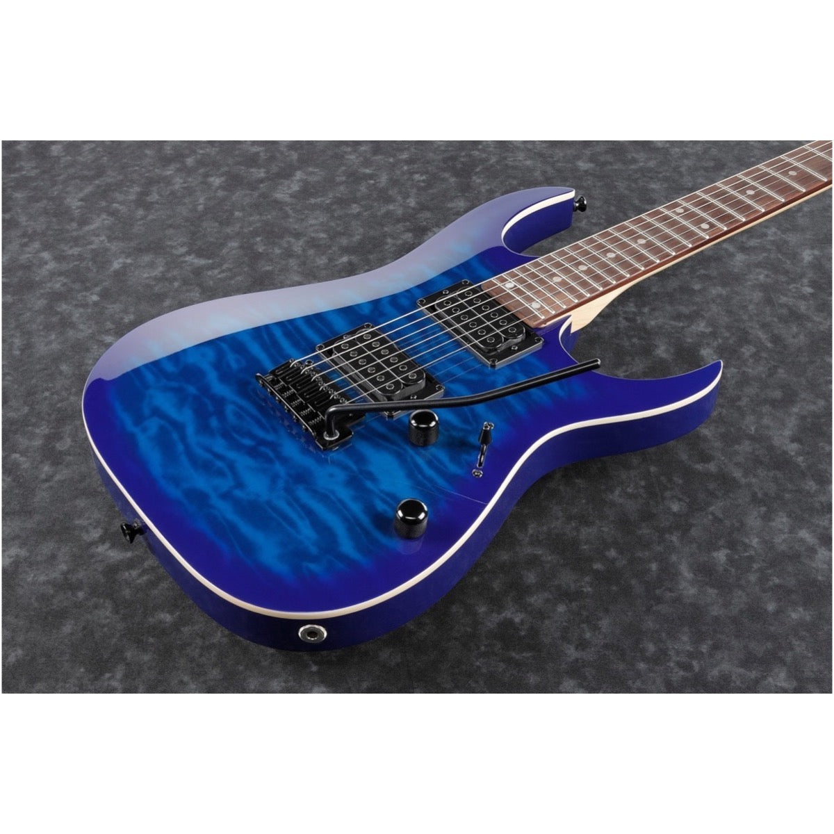 Ibanez GRGA120QA Gio Electric Guitar, Transparent Blue Burst