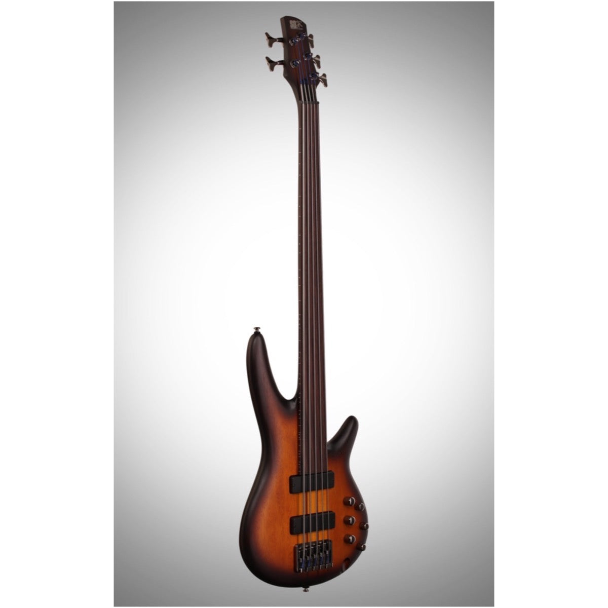 Ibanez SRF705 Portamento 5-String Fretless Electric Bass, Brown Sunburst