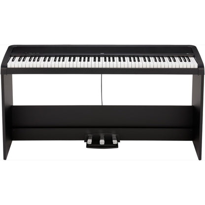 Korg B2 Digital Piano, 88-Key, Black, B2SP, with Stand and Pedal