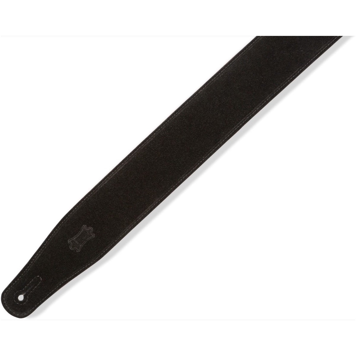 Levy's Right Height Suede Padded Guitar Strap, Black, MRHSP-BLK