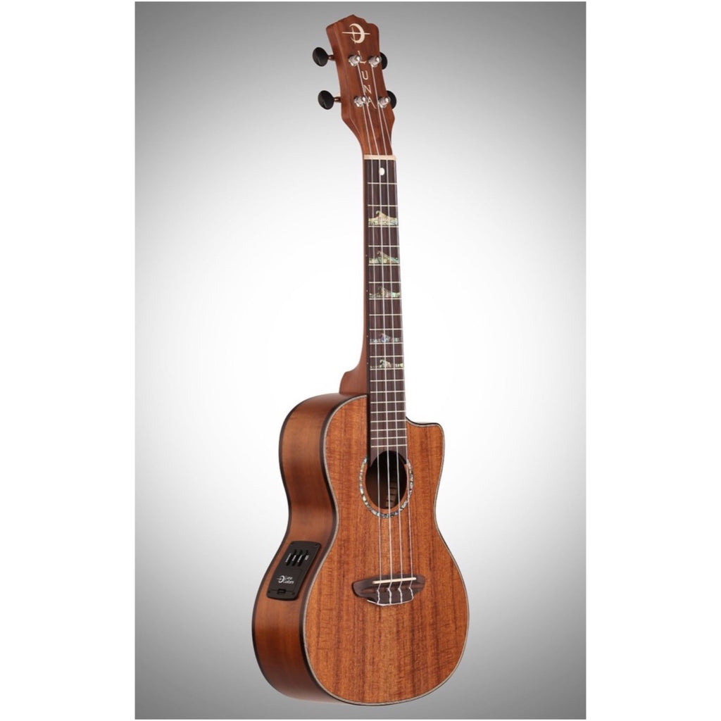 Luna High Tide Concert Koa Acoustic-Electric Ukulele (with Gig Bag)
