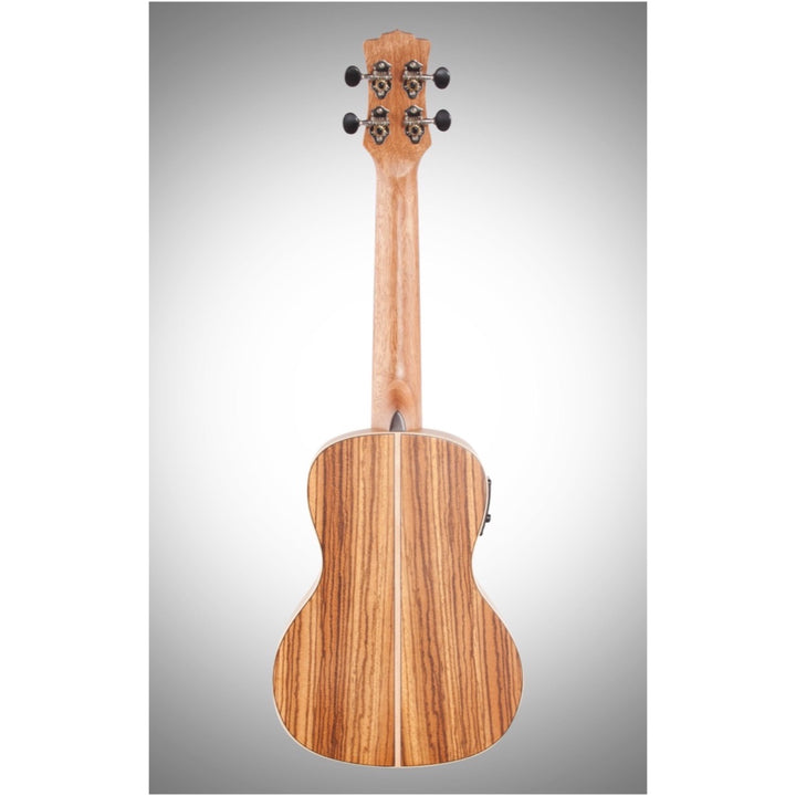 Luna High Tide Zebrawood Concert Acoustic-Electric Ukulele (with Gig Bag)