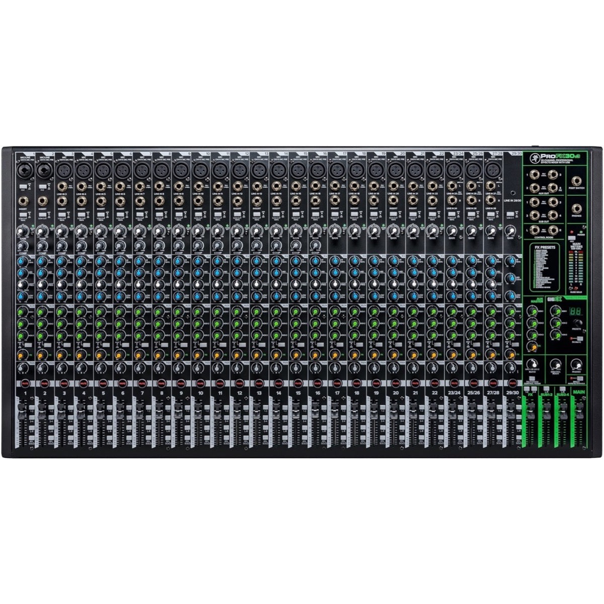Mackie ProFX30v3 Professional USB Mixer, 30-Channel