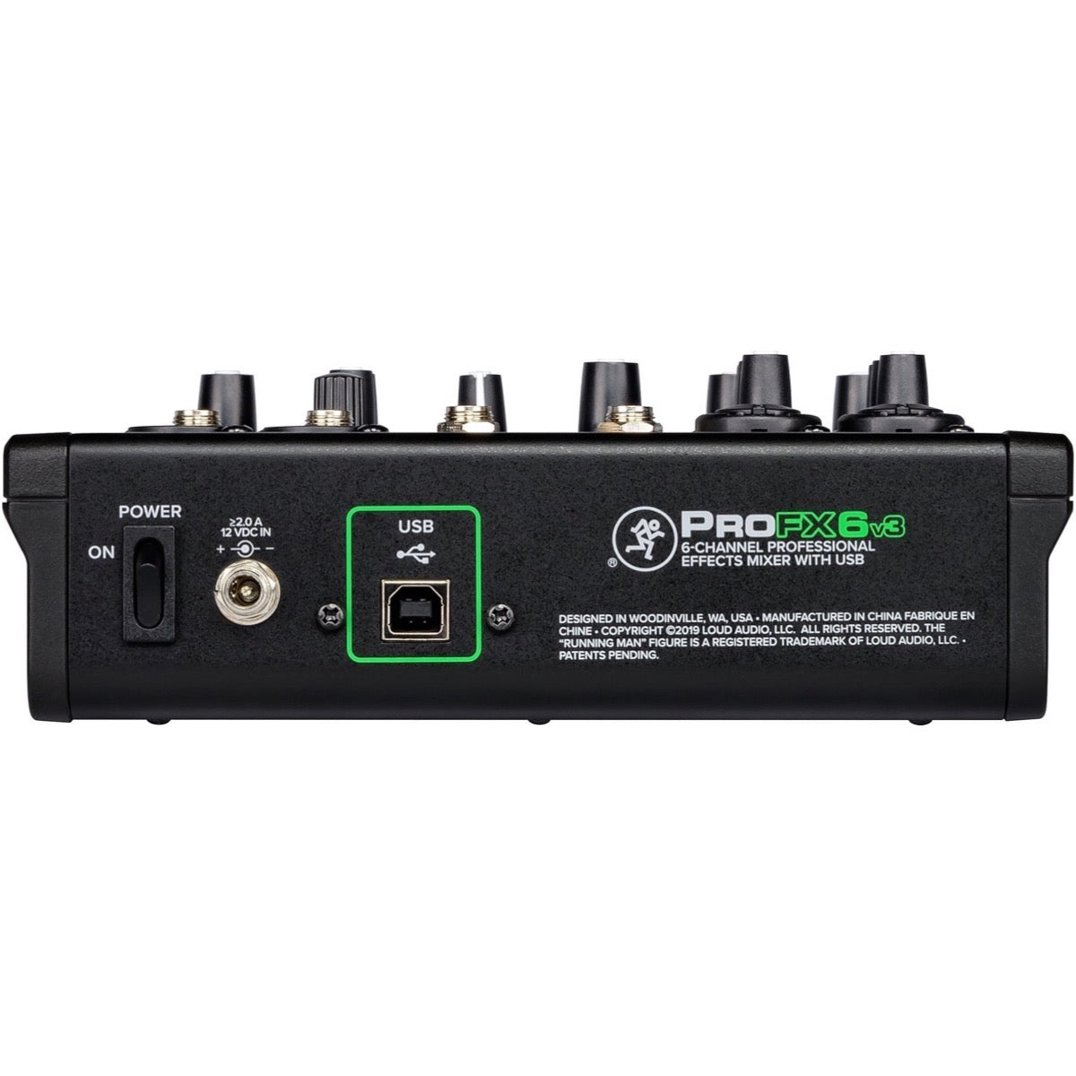Mackie ProFX6v3 Professional USB Mixer, 6-Channel