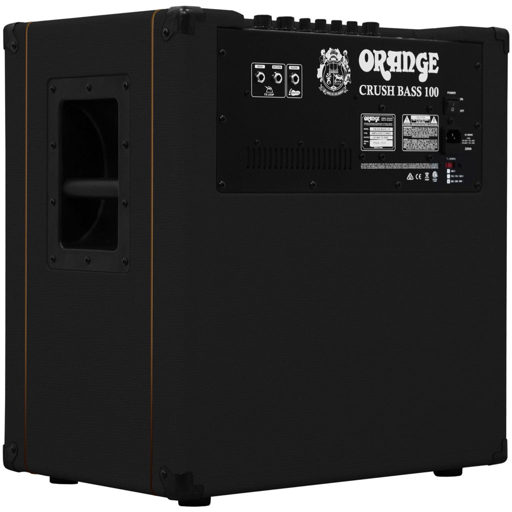 Orange Crush Bass 100 Bass Combo Amplifier, Black