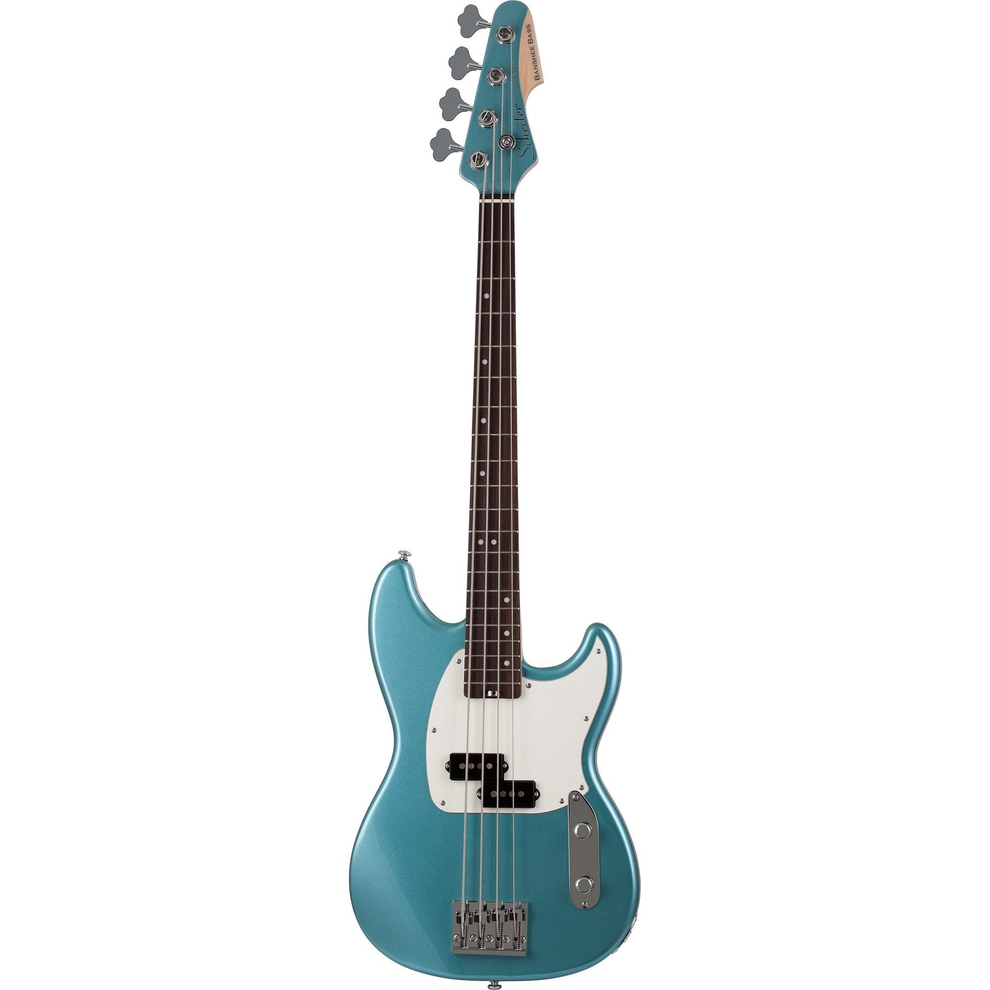 Schecter Banshee Bass Guitar, Vintage Pelham Blue