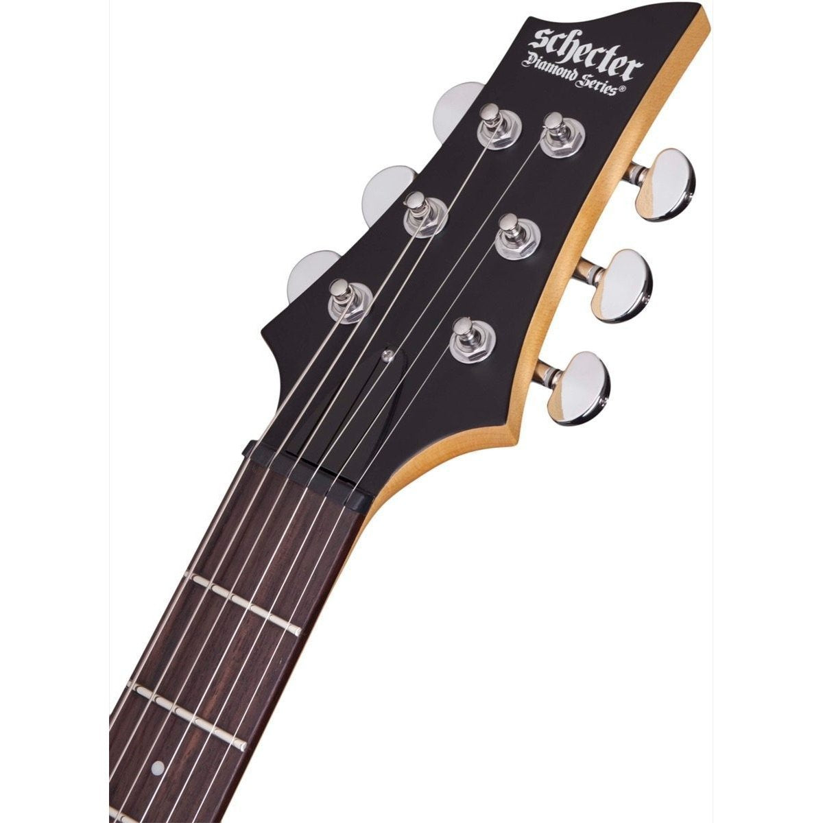 Schecter C-6 Deluxe Electric Guitar, Satin Black