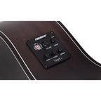Schecter Orleans Studio Satin See Thru Black 12-String Acoustic-Electric Guitar