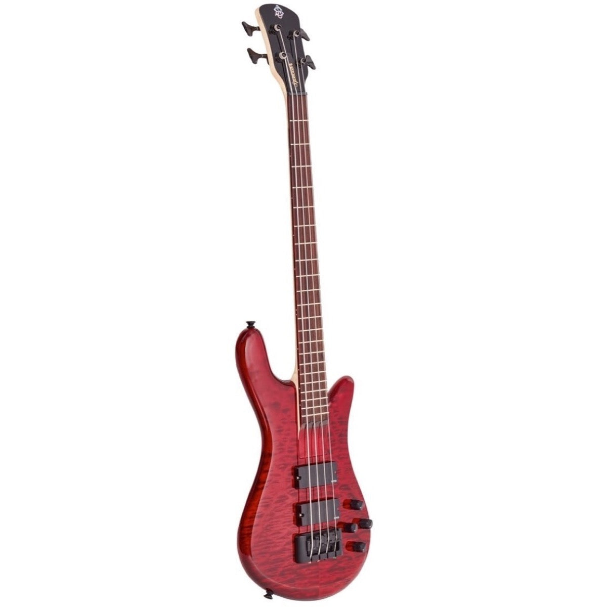 Spector Bantam 4 Short Scale Bass, Black Cherry Gloss