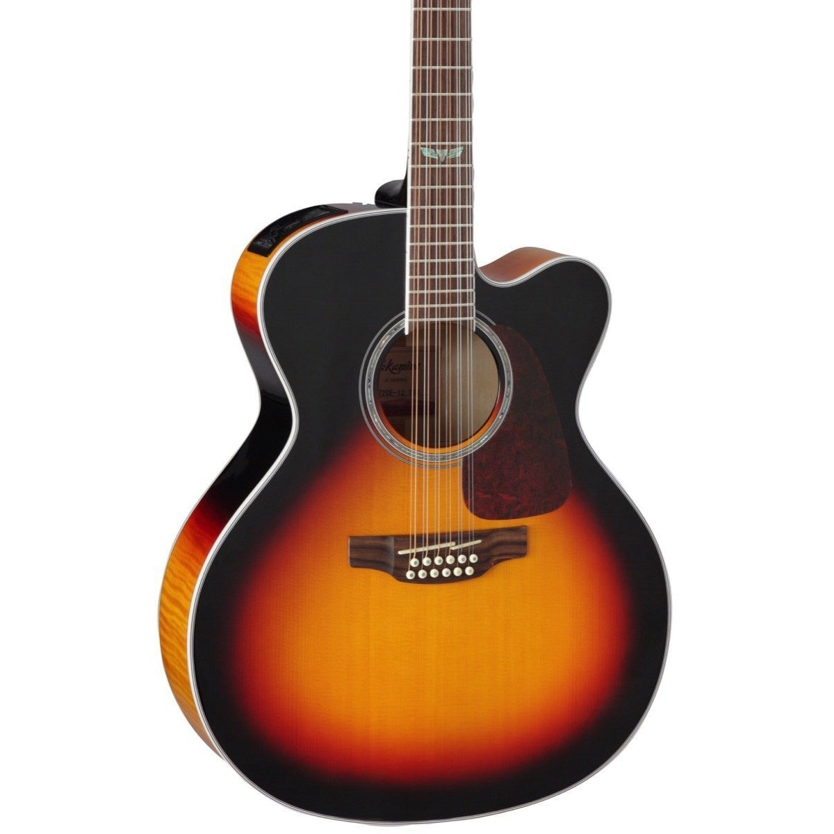 Takamine GJ72CE Jumbo Cutaway 1Brown Sunburst 2-String Acoustic-Electric Guitar