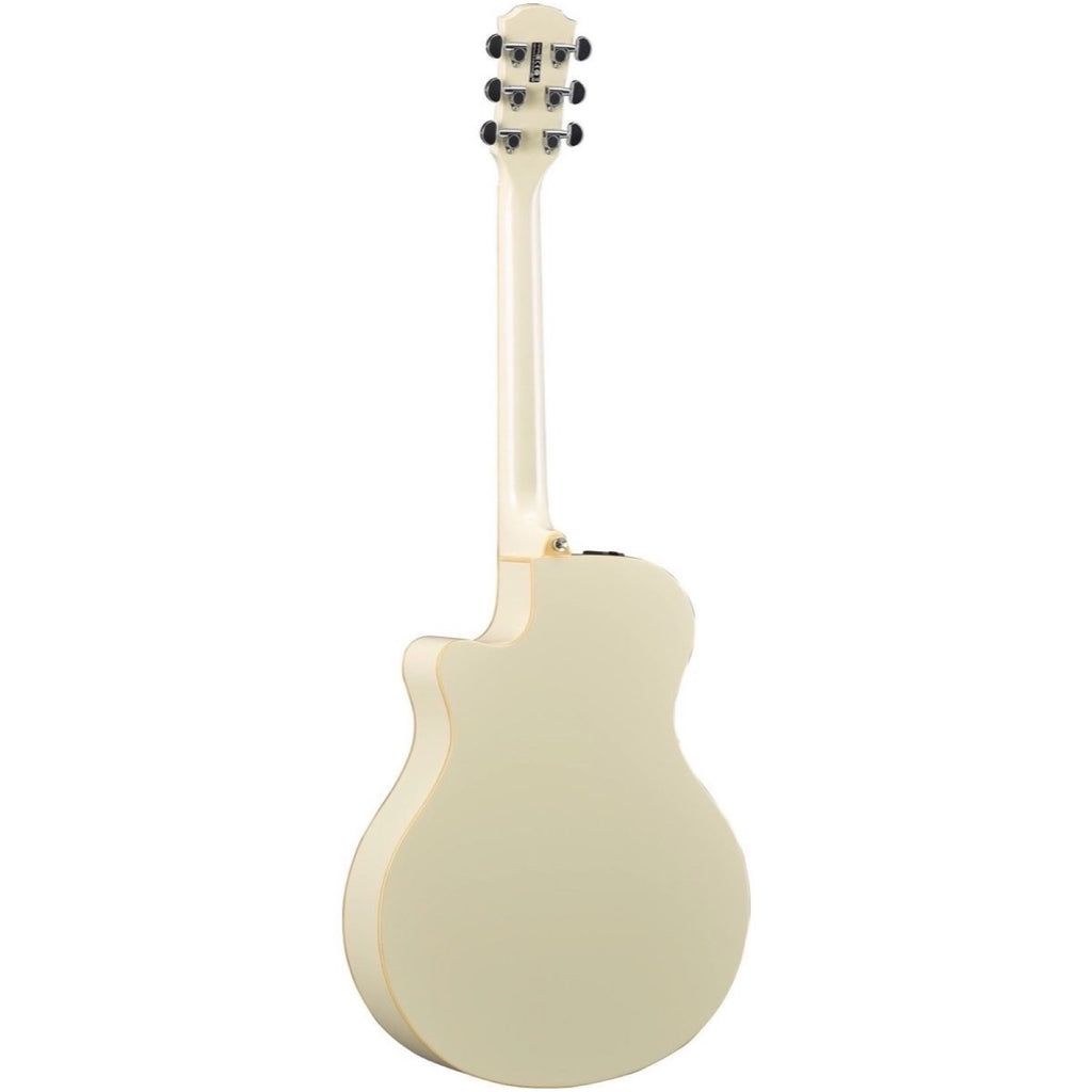 Yamaha APX-600 Acoustic-Electric Guitar, Vintage White
