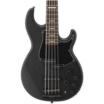Yamaha BB735A Electric Bass Guitar, 5-String (with Gig Bag), Black