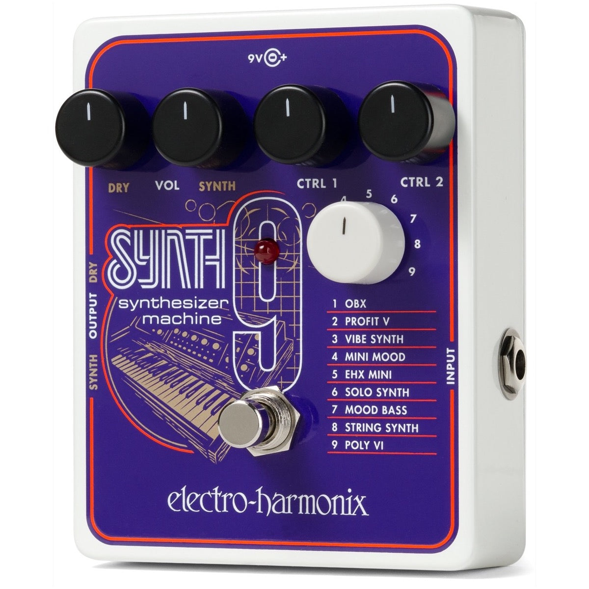 Electro-Harmonix SYNTH9 Synthesizer Machine Pedal
