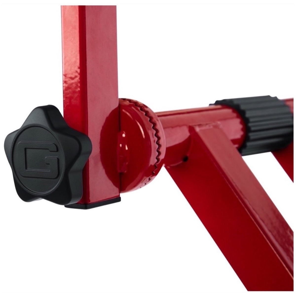 Gator Frameworks 2-Tier X-Style Keyboard Stand, Red