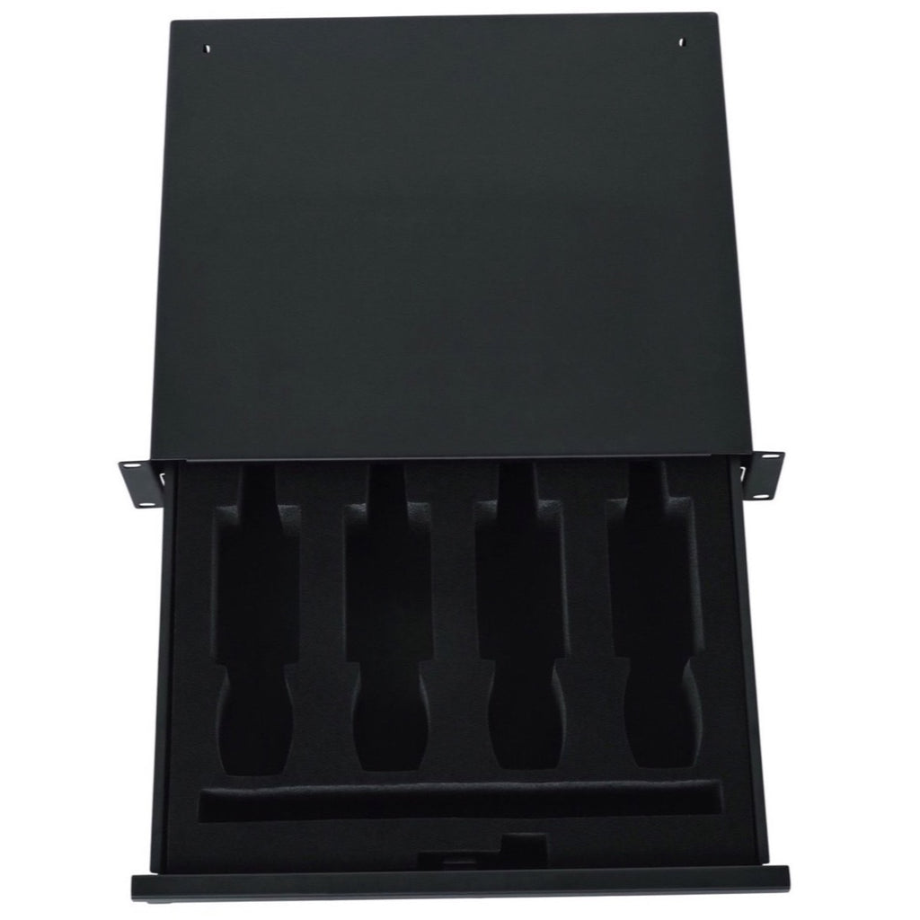 Gator Rackworks Wireless Microphone Rack Drawer, 3-Space