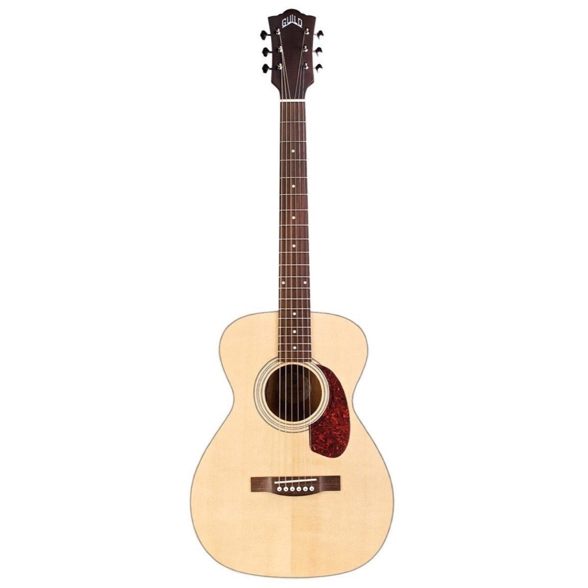 Guild M240E Acoustic-Electric Guitar (with Gig Bag), Natural