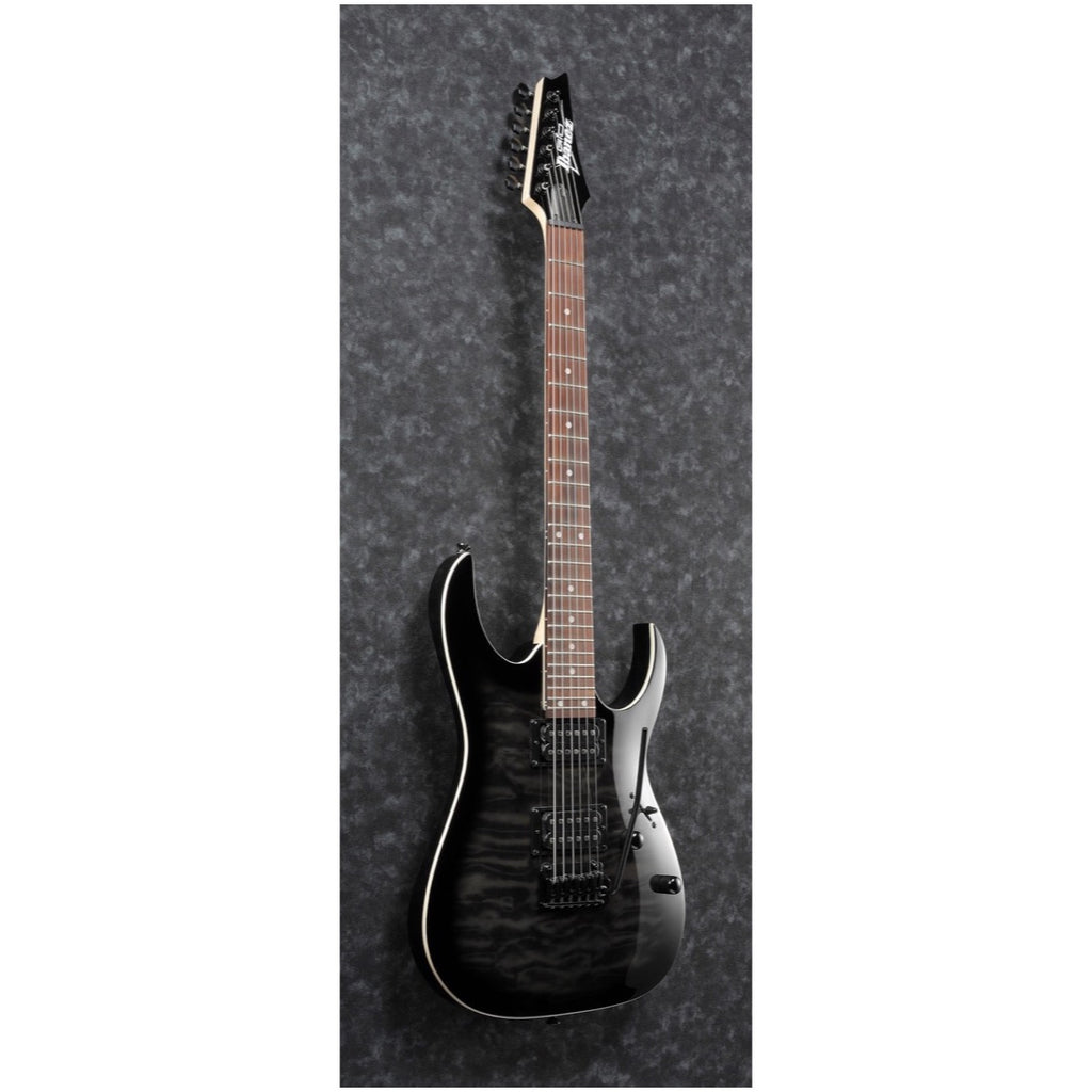 Ibanez GRGA120QA Gio Electric Guitar, Transparent Black Sunburst