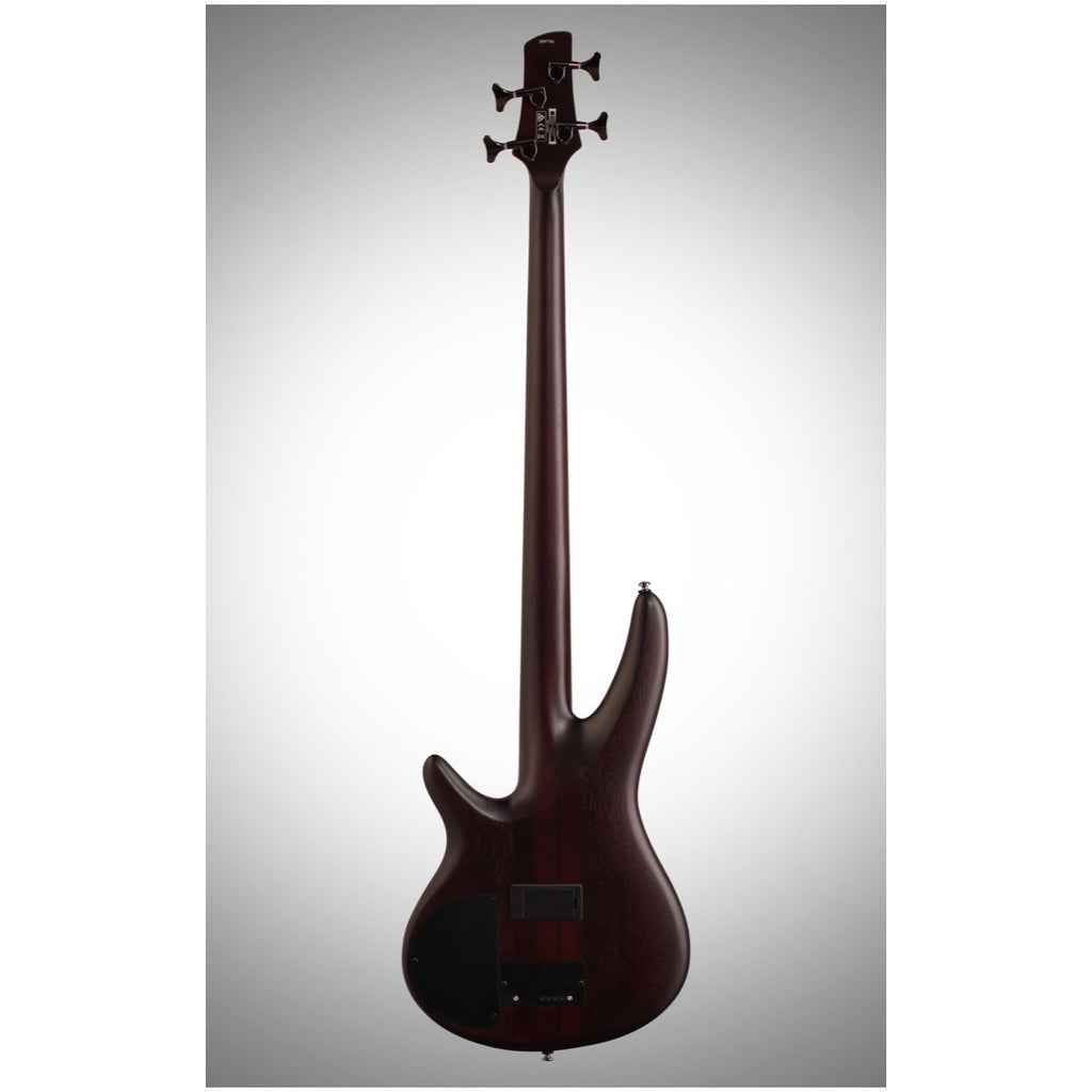 Ibanez SRF700 Portamento Fretless Electric Bass, Brown Burst Flat