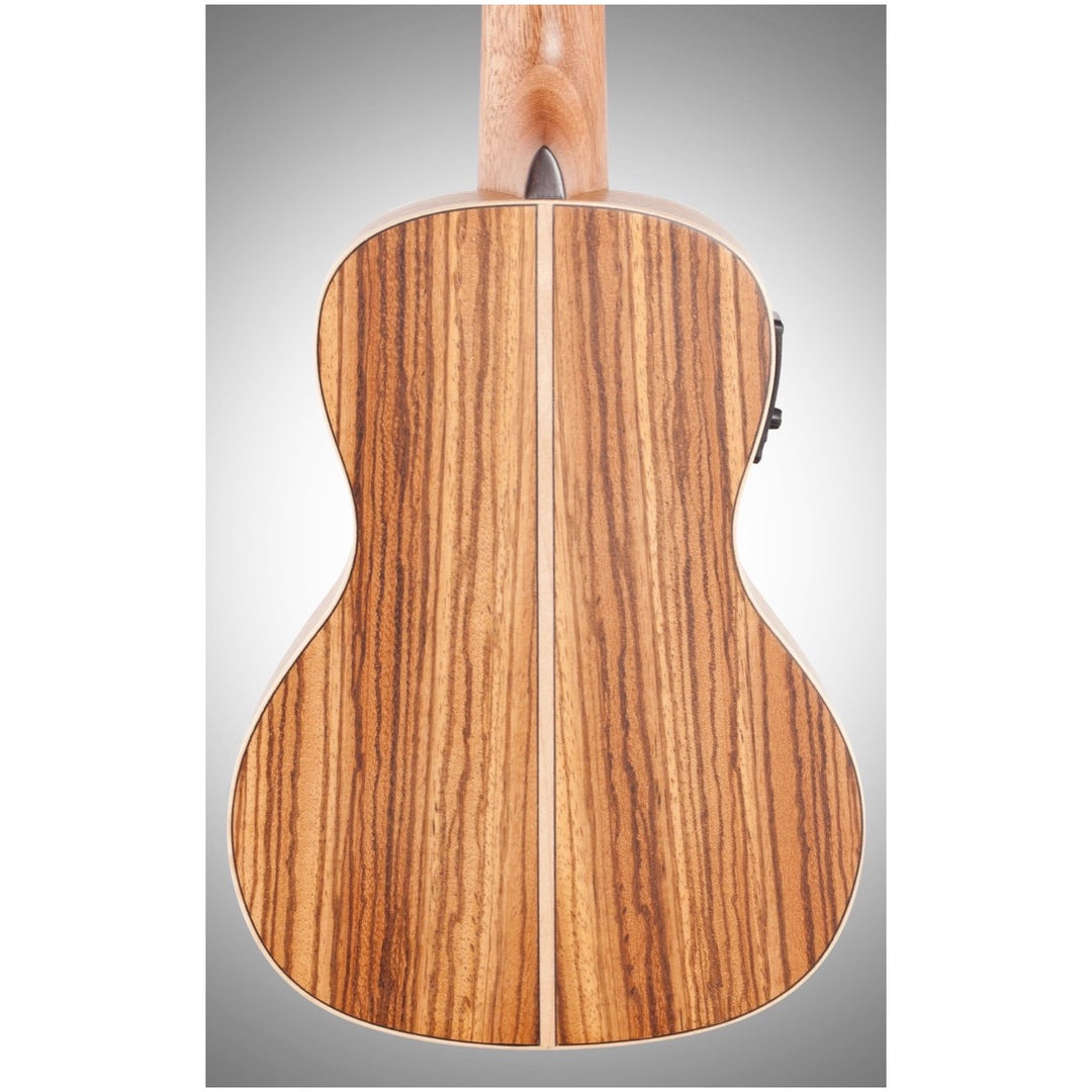 Luna High Tide Zebrawood Concert Acoustic-Electric Ukulele (with Gig Bag)