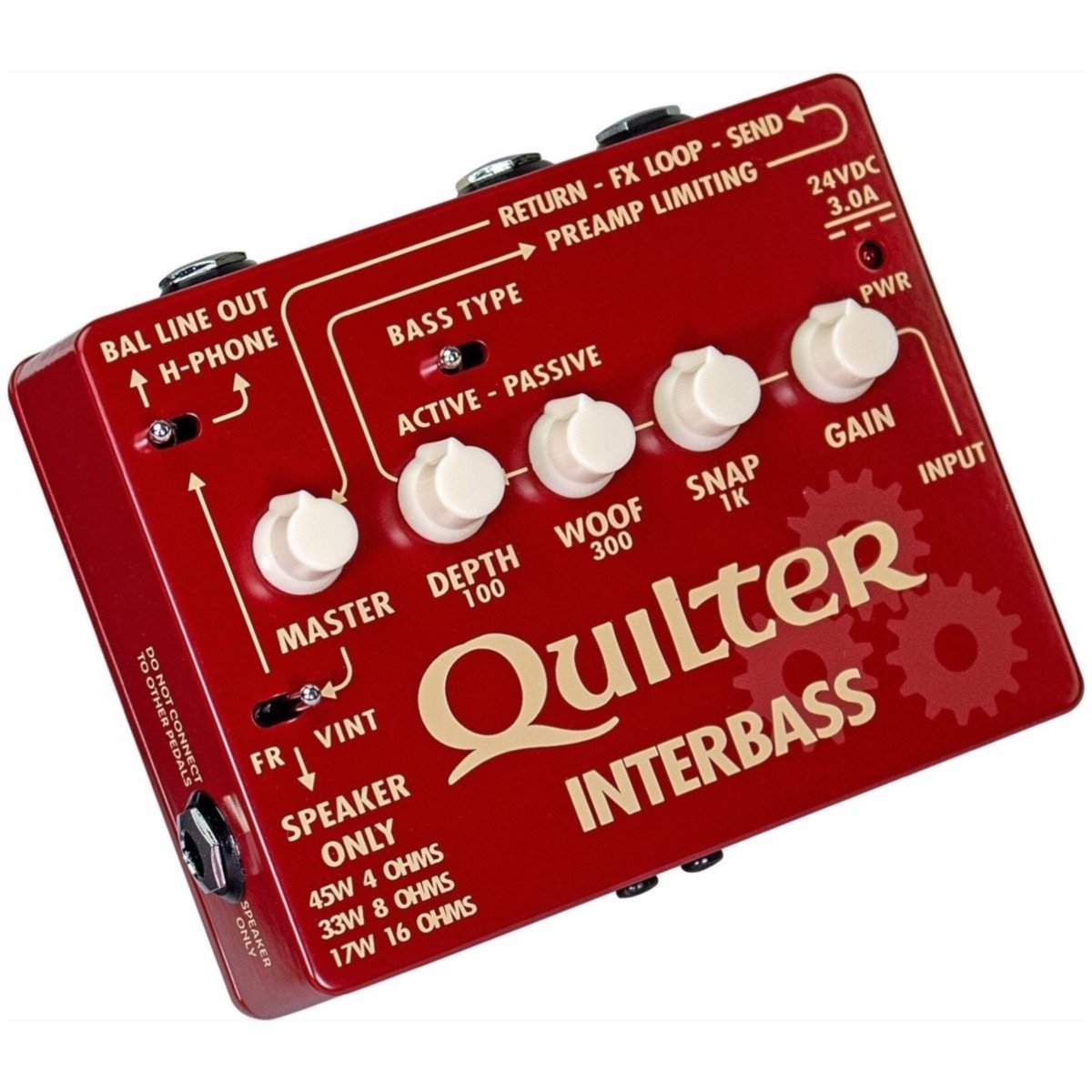 Quilter INTERBASS Power Amp and Direct Box (45 Watts)