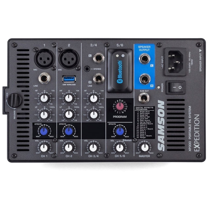 Samson Expedition XP300B 300 Watt Portable Bluetooth PA System