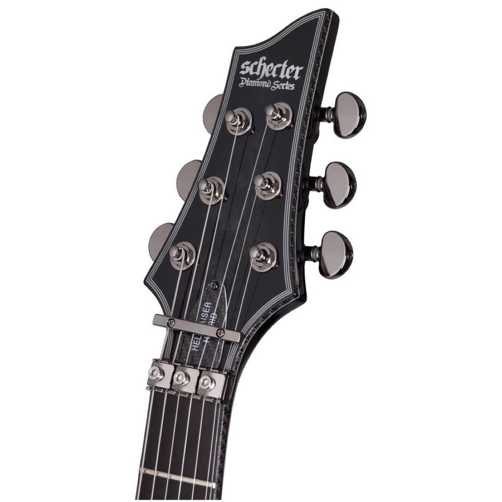 Schecter Hellraiser Hybrid C-1FRS Electric Guitar, Transparent Black Burst