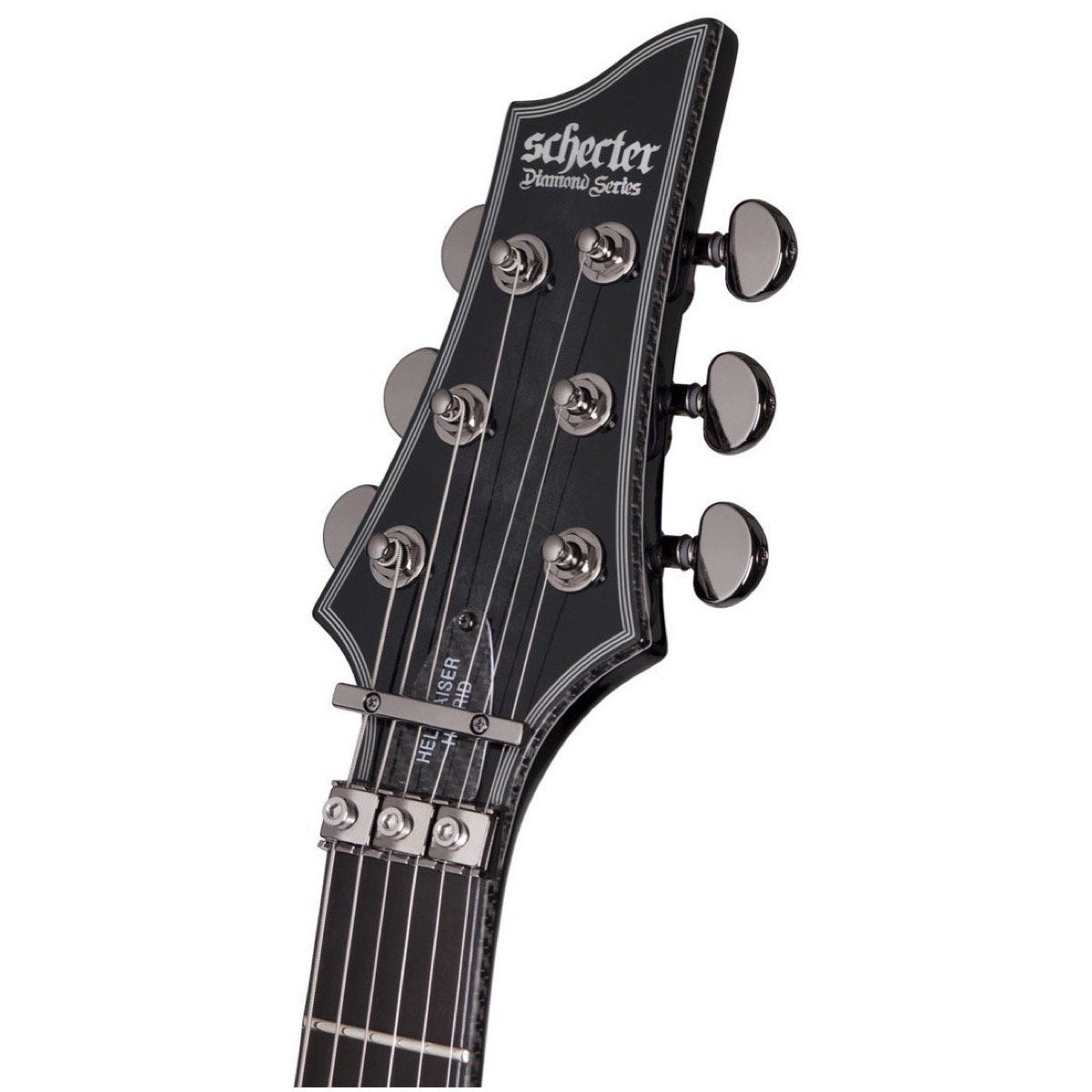 Schecter Hellraiser Hybrid C-1FRS Electric Guitar, Transparent Black Burst