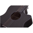 Schecter Orleans Studio Acoustic-Electric Guitar, Satin See Thru Black