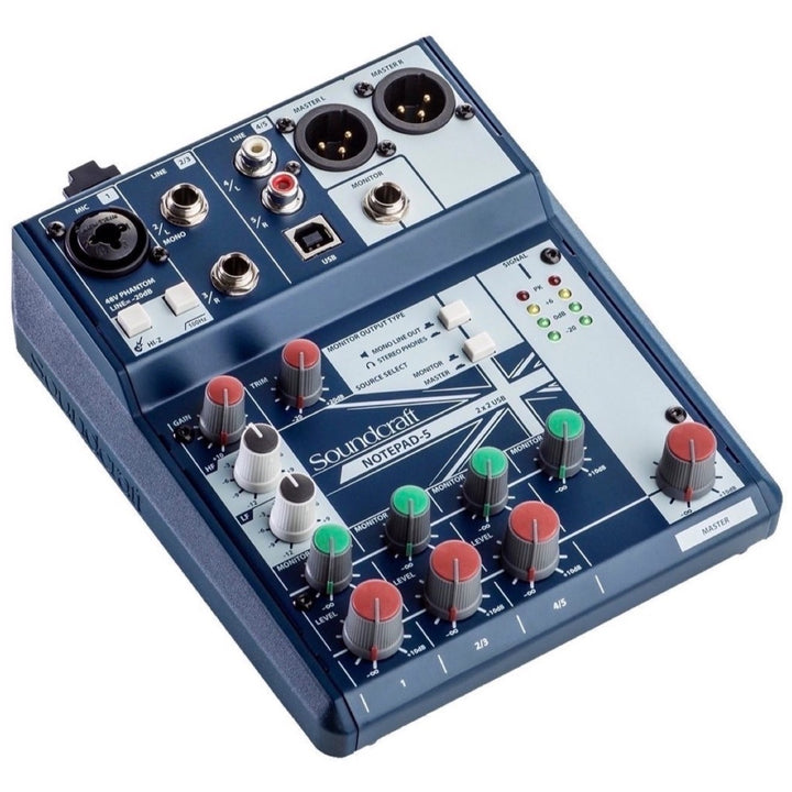 Soundcraft Notepad-5 Analog USB Mixer