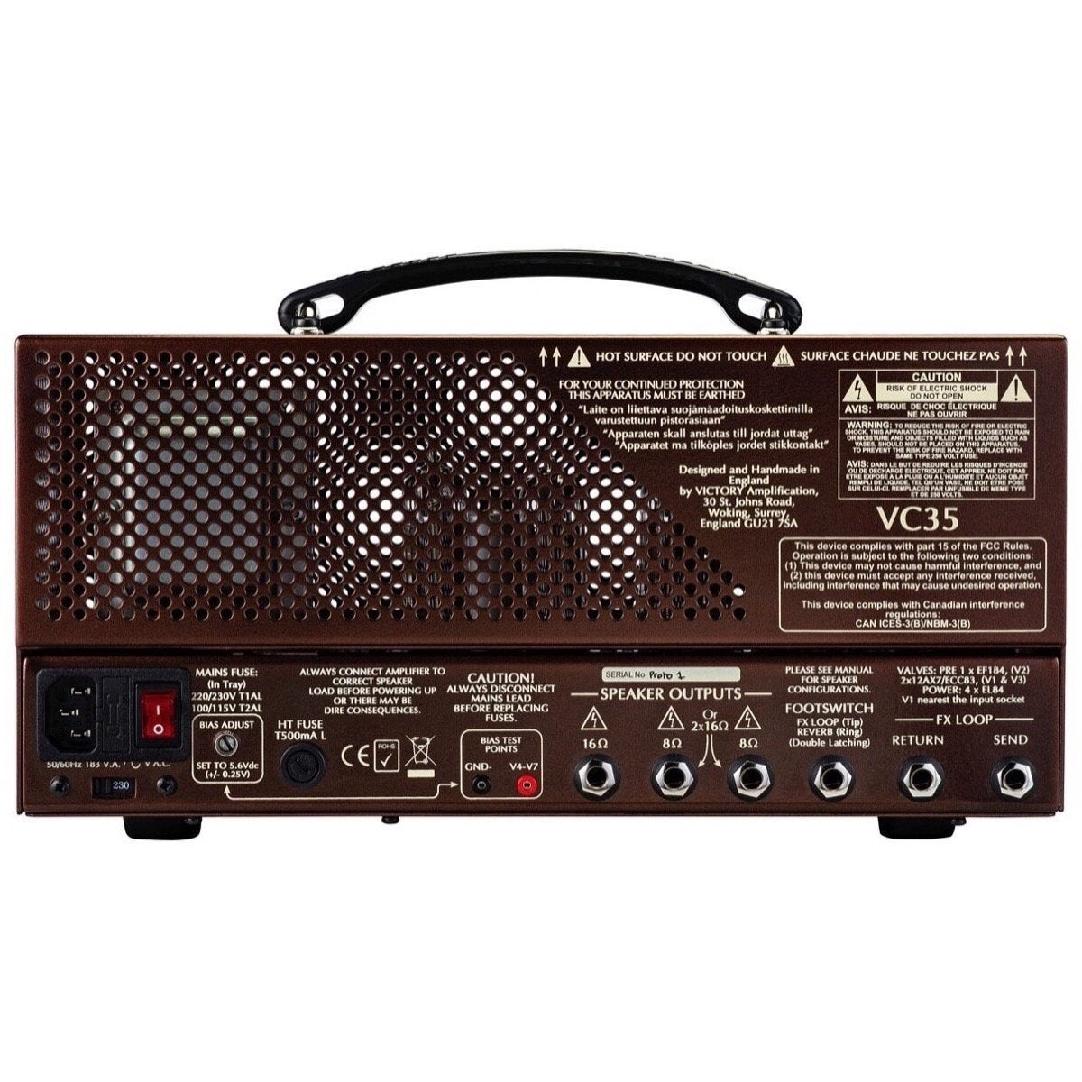 Victory VC35 The Copper Guitar Amplifier Head