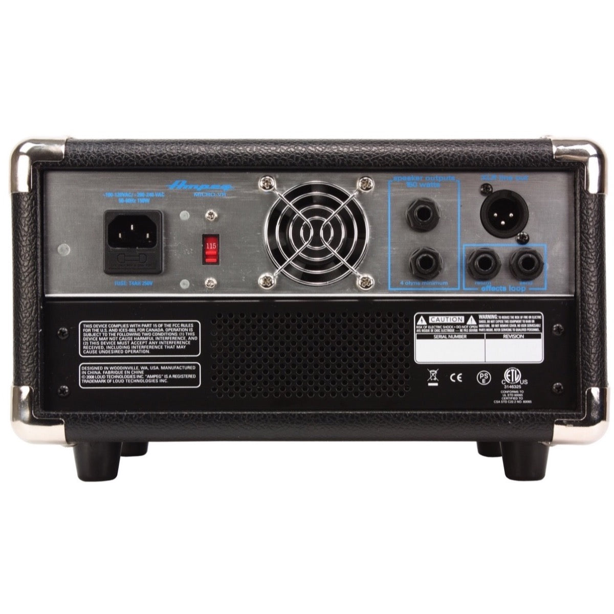 Ampeg Micro-VR Bass Amplifier Half Stack with SVT Micro VR Head
