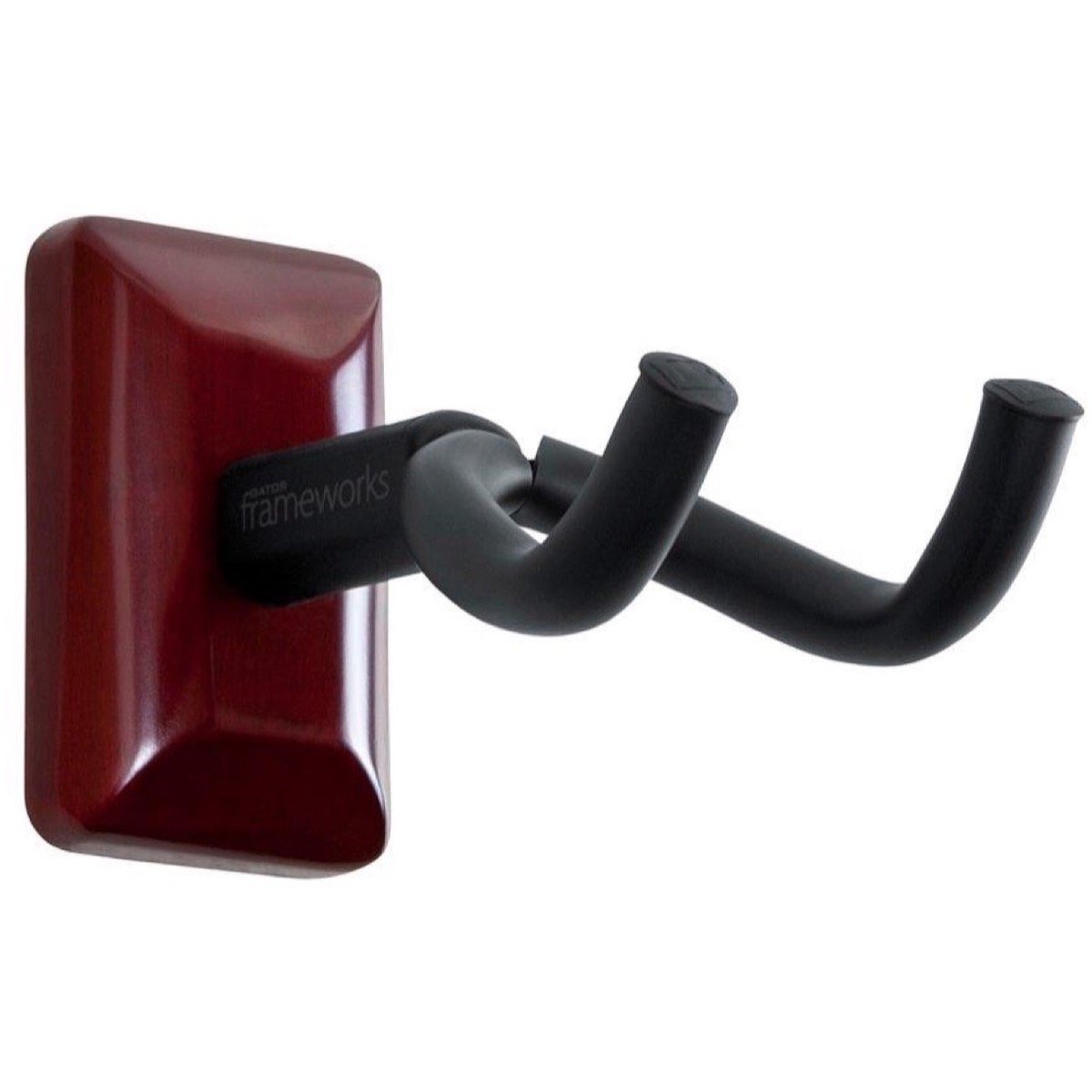 Gator Frameworks Wall Mount Guitar Hanger, Cherry