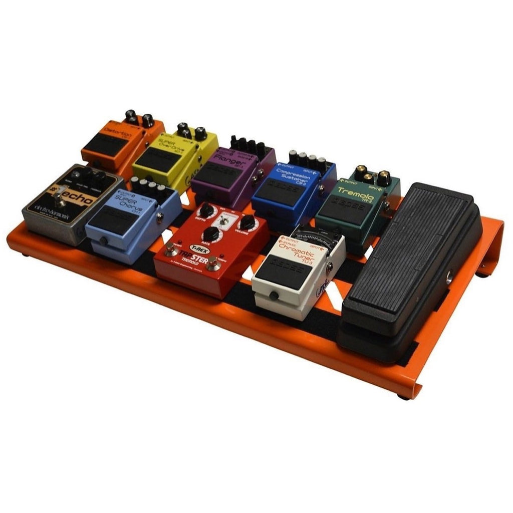 Gator GPB-BAK-1 Aluminum Guitar Pedalboard (with Carry Bag), Orange