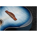 Ibanez AEWC400 Acoustic-Electric Guitar, Indigo Blue Burst
