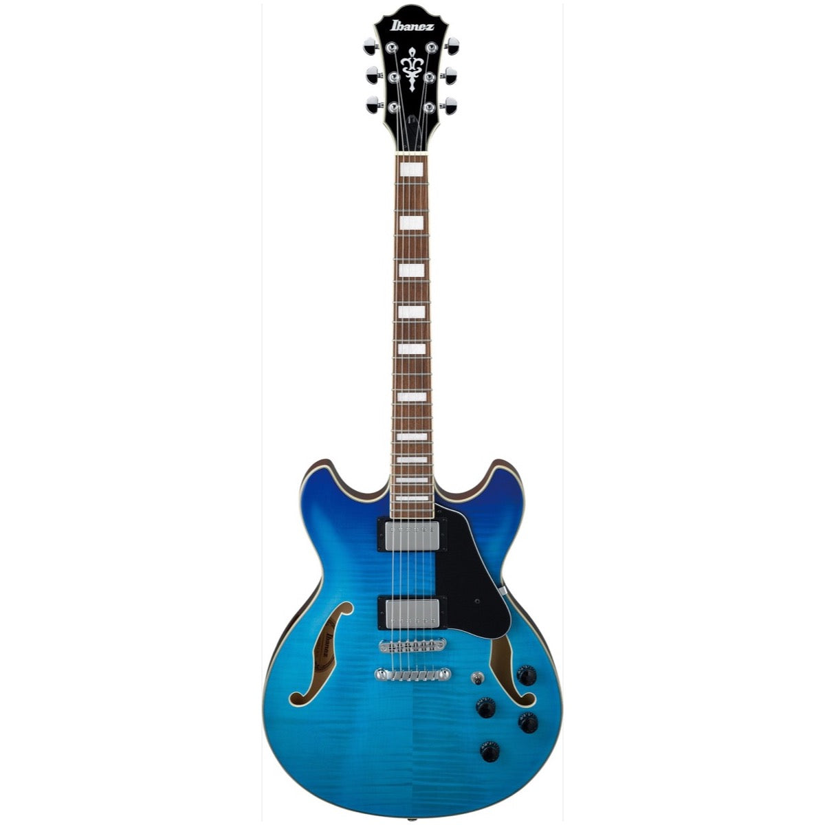 Ibanez AS73FM Artcore Semi-Hollowbody Electric Guitar, Azure Blue Gradation