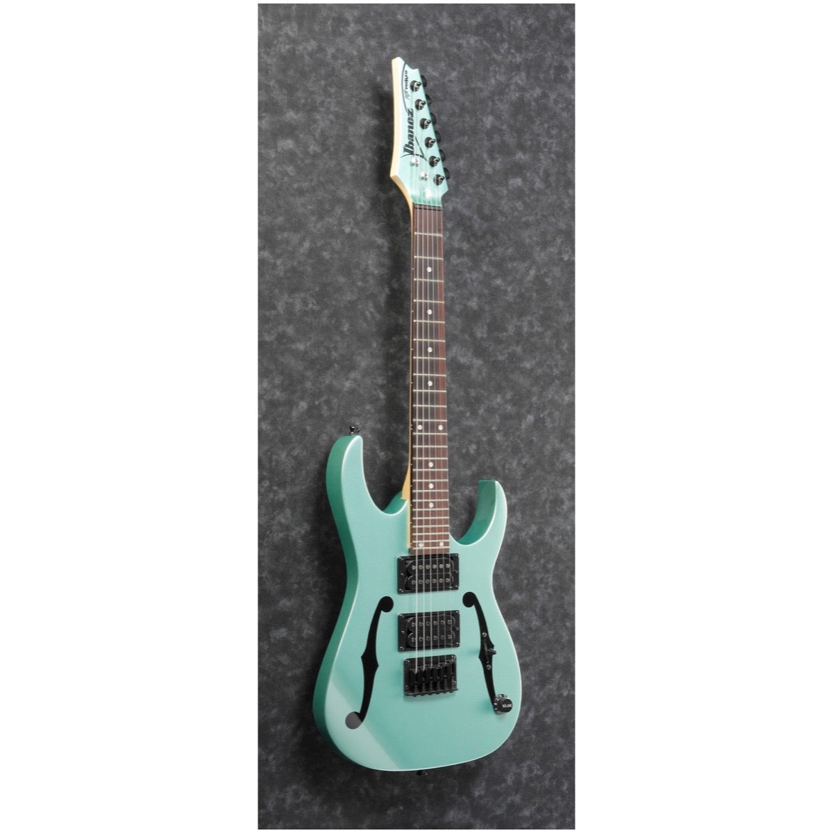 Ibanez PGMM21 Paul Gilbert Signature Mikro Electric Guitar, Metallic Green